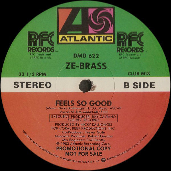 Ze-Brass : Feels So Good (12", Promo)