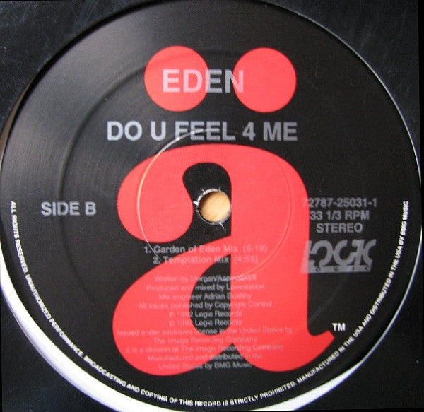 Eden : Do U Feel 4 Me (12")