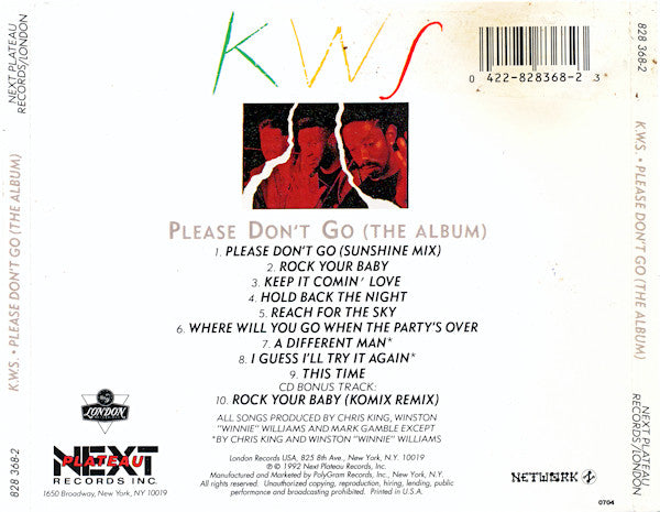 K.W.S. : Please Don't Go (The Album) (CD, Album)