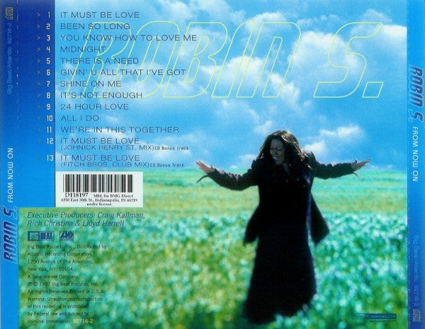 Robin S. : From Now On (CD, Album, Club)