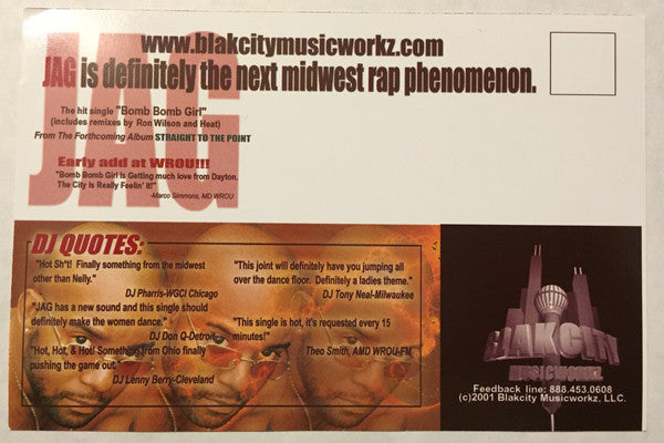 J.A.G. (2) : Bomb Bomb Girl (12", Single)