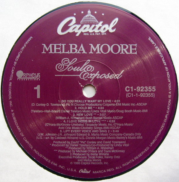 Melba Moore : Soul Exposed (LP, Album)