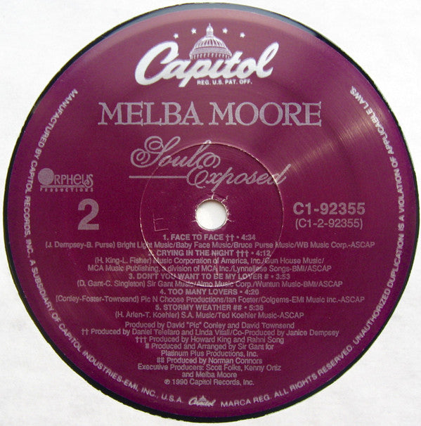 Melba Moore : Soul Exposed (LP, Album)