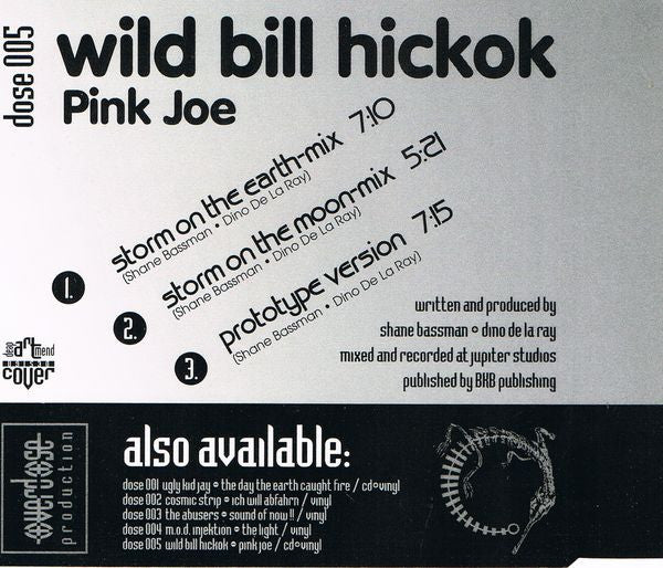 Wild Bill Hickok : Pink Joe (CD, Maxi)