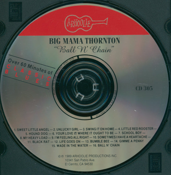 Big Mama Thornton : Ball 'N' Chain (CD, Comp, RE, RP)