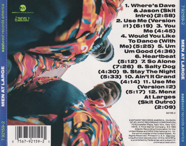 Men At Large : Men At Large (CD, Album)