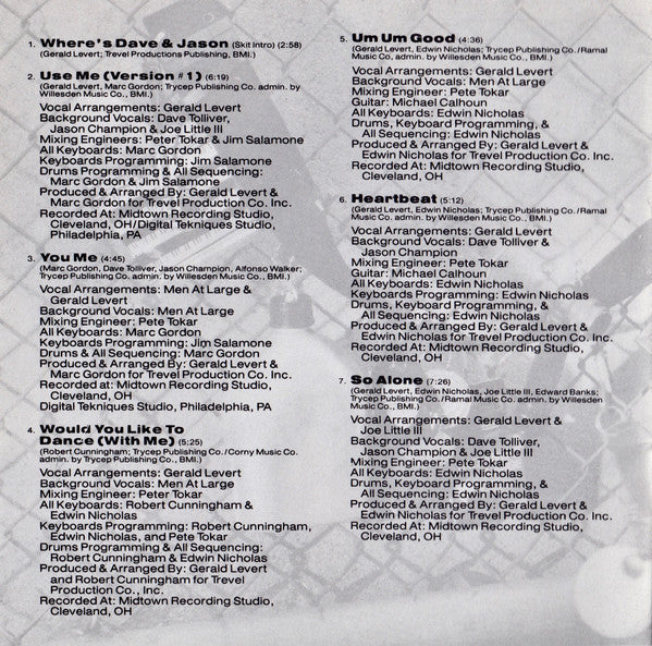 Men At Large : Men At Large (CD, Album)