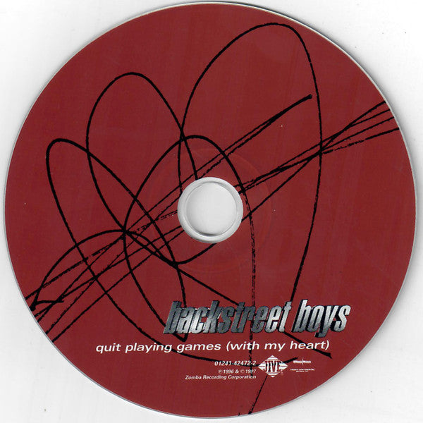 Backstreet Boys : Quit Playing Games (With My Heart) (CD, Single)