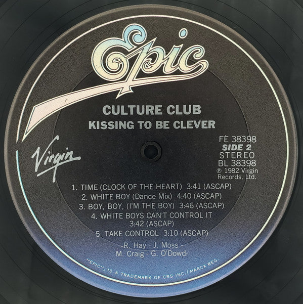Culture Club : Kissing To Be Clever (LP, Album, RE, Pit)