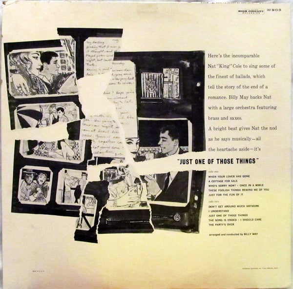 Nat King Cole : Just One Of Those Things (LP, Album, Mono, Gre)