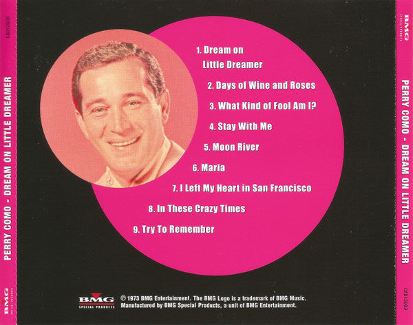 Perry Como : Dream On Little Dreamer (CD, Comp, RE)