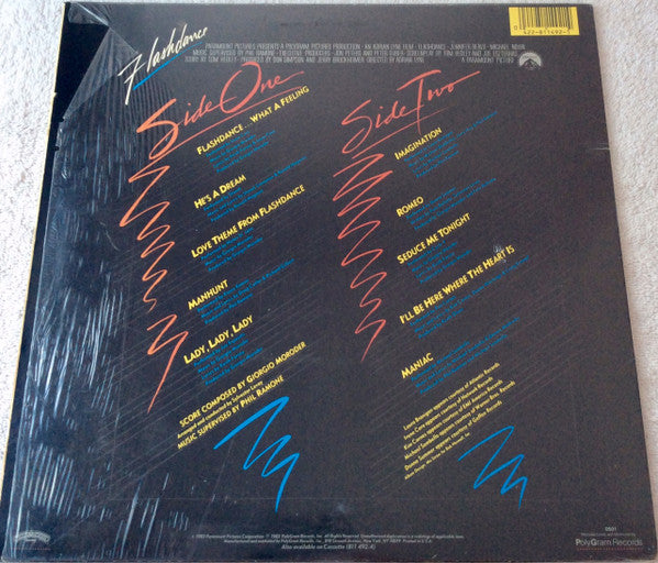Various : Flashdance (Original Soundtrack From The Motion Picture) (LP, Album, 72,)