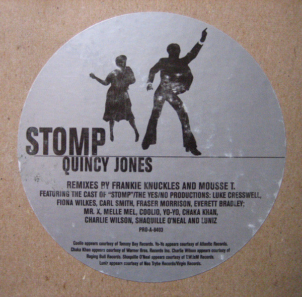 Quincy Jones : Stomp (2x12", Promo)