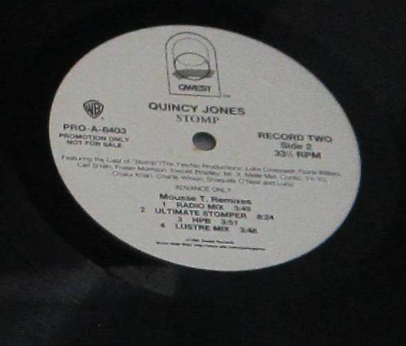 Quincy Jones : Stomp (2x12", Promo)