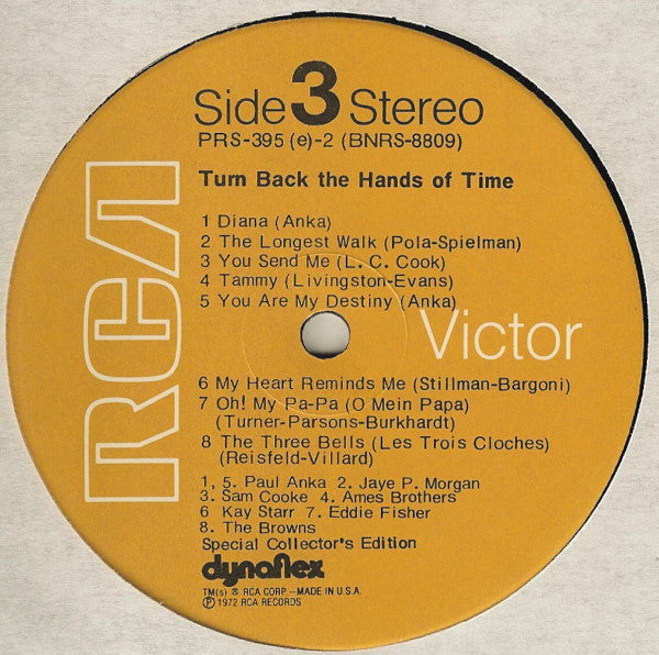 Various : Turn Back The Hands Of Time (2xLP, Album, Comp)