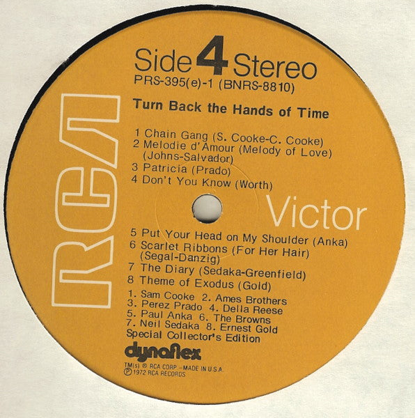 Various : Turn Back The Hands Of Time (2xLP, Album, Comp)