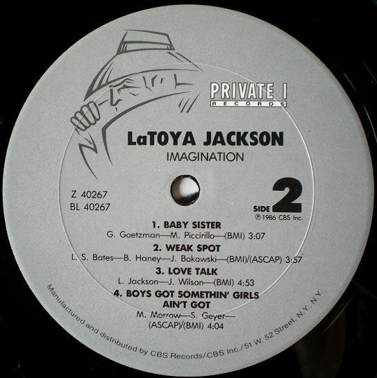 La Toya Jackson : Imagination (LP, Album)