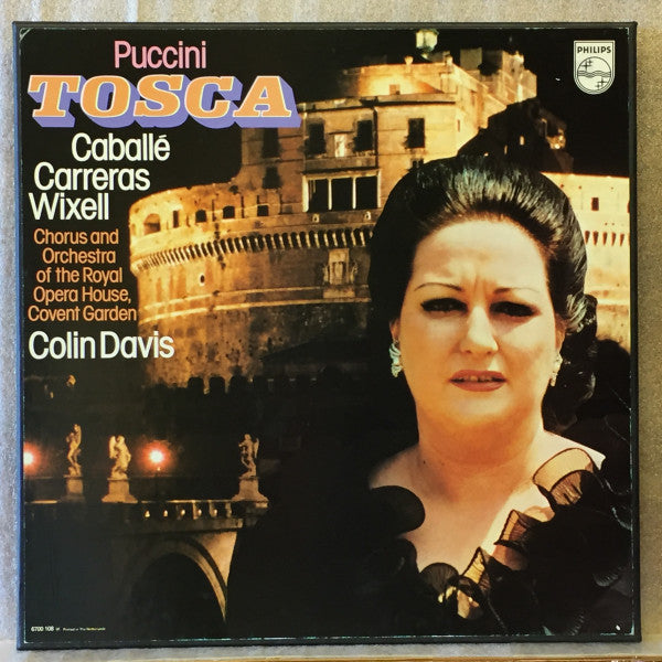 Giacomo Puccini ' Montserrat Caballé ' José Carreras ' Ingvar Wixell ' Chorus Of The Royal Opera House, Covent Garden And Orchestra Of The Royal Opera House, Covent Garden ' Sir Colin Davis : Tosca (2xLP, Album + Box)
