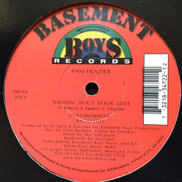 Pamela Frazier : Thinkin' Bout Your Love (12")