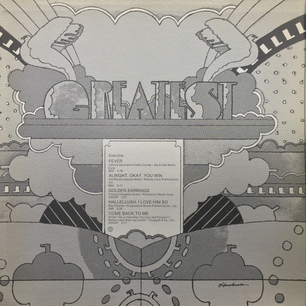 Peggy Lee : Peggy Lee's Greatest! (LP, Comp, RE, Win)