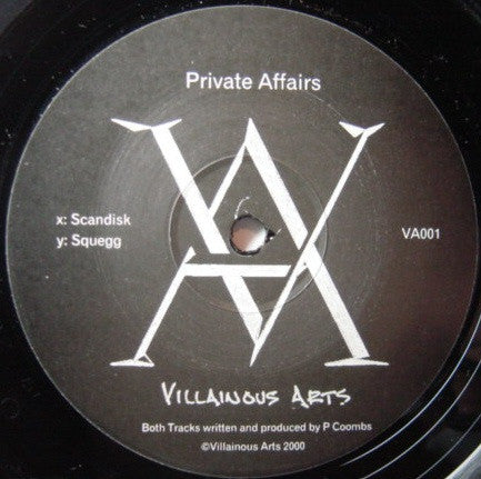 Private Affairs : Scandisk / Squegg (12")