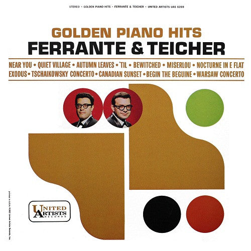 Ferrante & Teicher : Golden Piano Hits (LP, Album, Club, RE)
