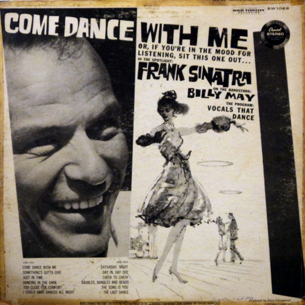 Frank Sinatra With Billy May And His Orchestra : Come Dance With Me! (LP, Album, RP, Scr)