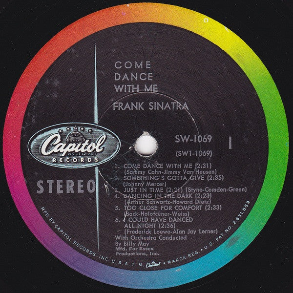 Frank Sinatra With Billy May And His Orchestra : Come Dance With Me! (LP, Album, RP, Scr)