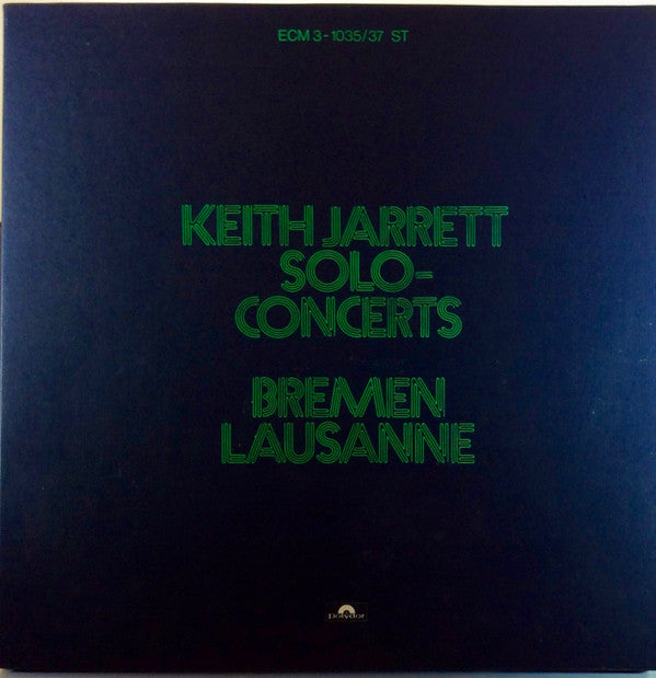 Keith Jarrett : Solo Concerts: Bremen / Lausanne (3xLP + Box)