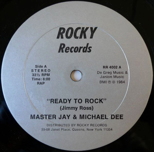 Master Jay & Michael Dee : Ready To Rock (12", RP)