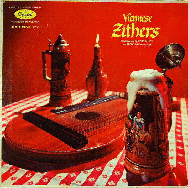 Karl Jancik And Franz Brandlhofer : Viennese Zithers (LP, Mono)