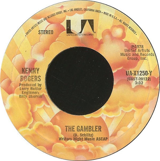 Kenny Rogers : The Gambler / Momma's Waiting (7", Ter)