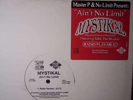 Mystikal : Ain't No Limit (12", Promo)