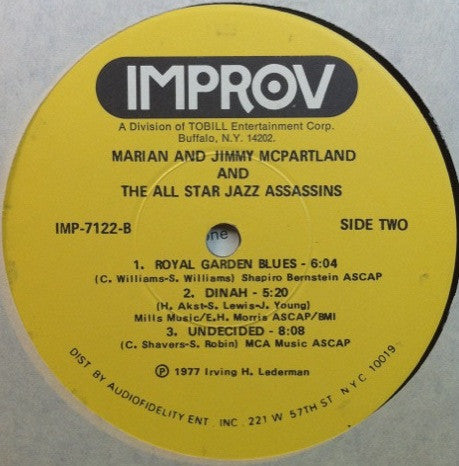 Marian McPartland, Jimmy McPartland & The All Star Jazz Assassins : !Wanted! (LP, Album)