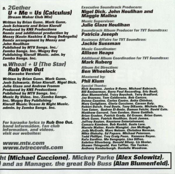 2Ge+her : Music From The MTV Original TV Movie (CD, Album)