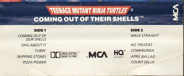 Teenage Mutant Ninja Turtles : Coming Out Of Their Shells (Cass, Album)