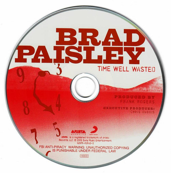 Brad Paisley : Time Well Wasted (HDCD, Album)