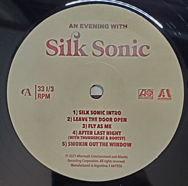 Silk Sonic : An Evening With Silk Sonic (LP, Album, Ltd, Alt)
