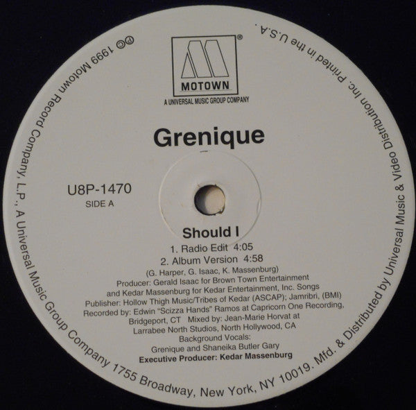 Grenique : Should I (12", Single)
