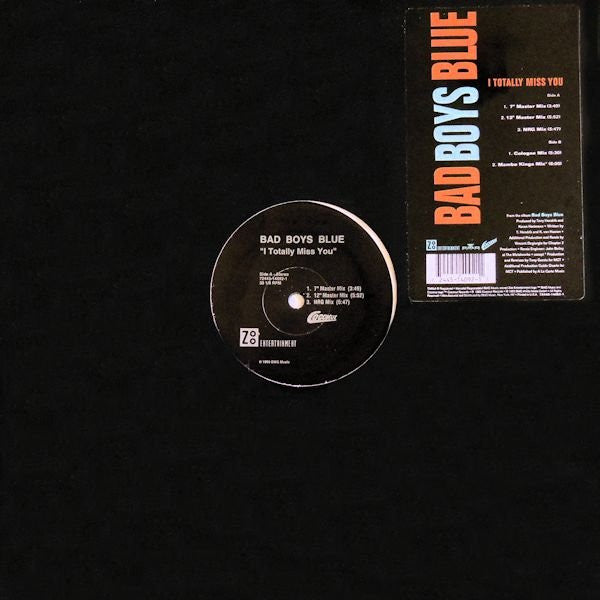 Bad Boys Blue : I Totally Miss You (12", Maxi)