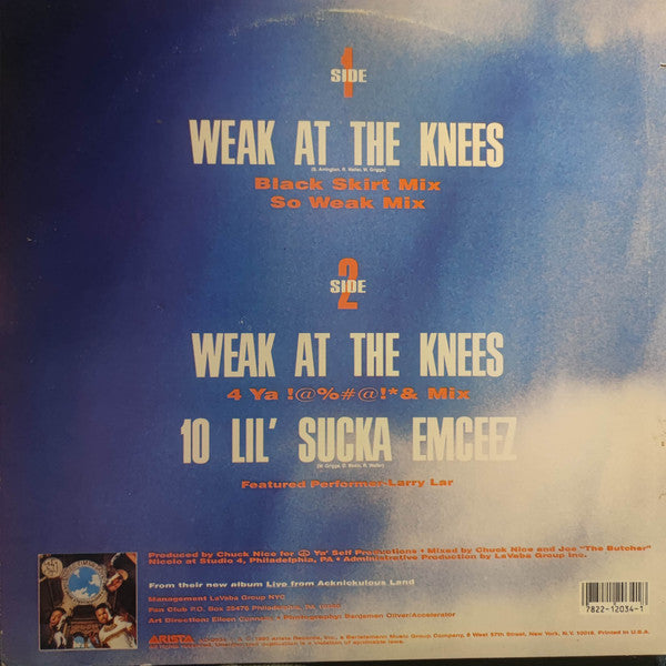 Three Times Dope : Weak At The Knees (12")