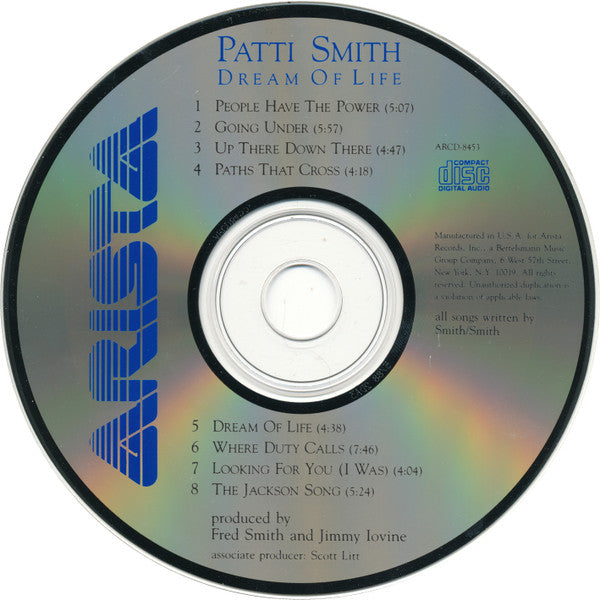 Patti Smith : Dream Of Life (CD, Album)