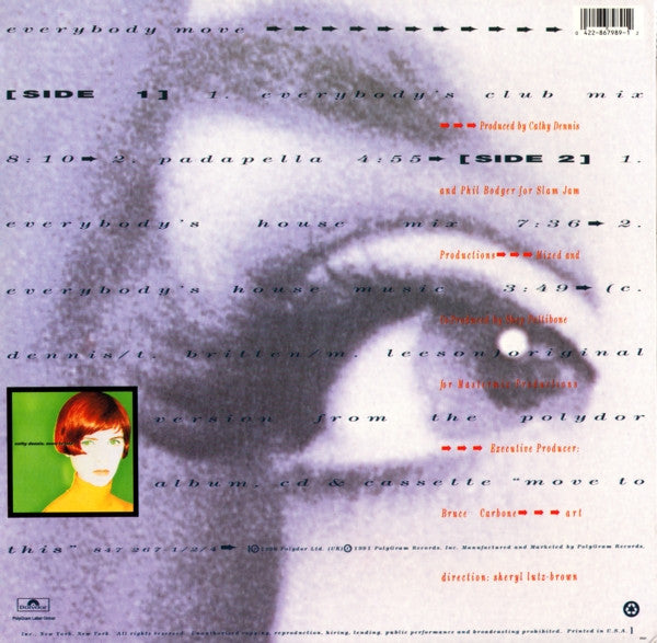 Cathy Dennis : Everybody Move (12")