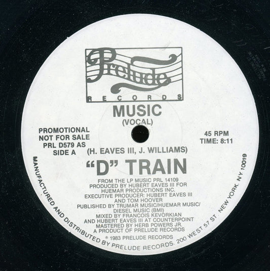 D-Train : Music (12", Promo)