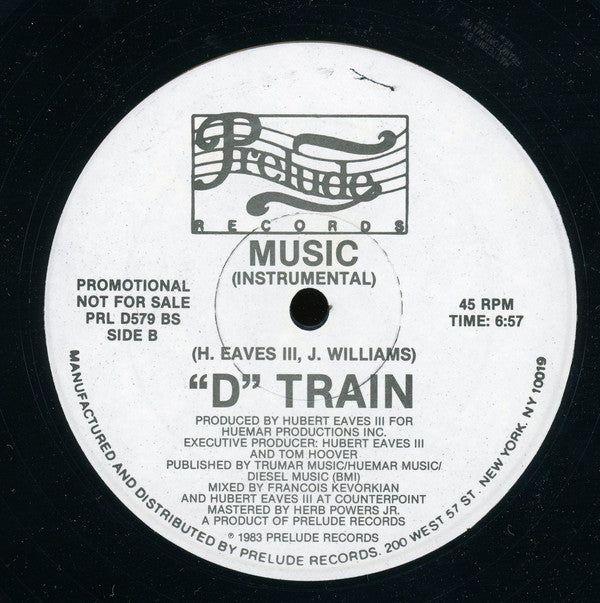 D-Train : Music (12", Promo)