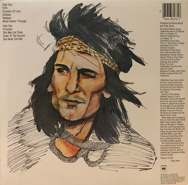 Ron Wood : 1234 (LP, Album, Pit)