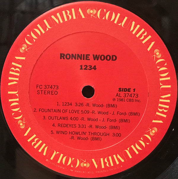 Ron Wood : 1234 (LP, Album, Pit)