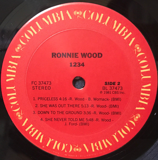 Ron Wood : 1234 (LP, Album, Pit)