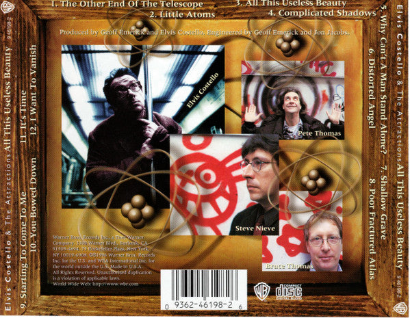 Elvis Costello & The Attractions : All This Useless Beauty (CD, Album, Spe)