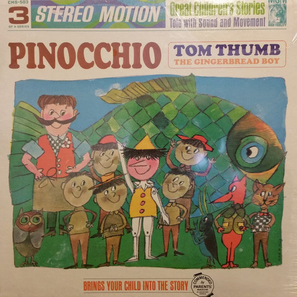 Various : Pinocchio / Tom Thumb / The Gingerbread Boy (LP)